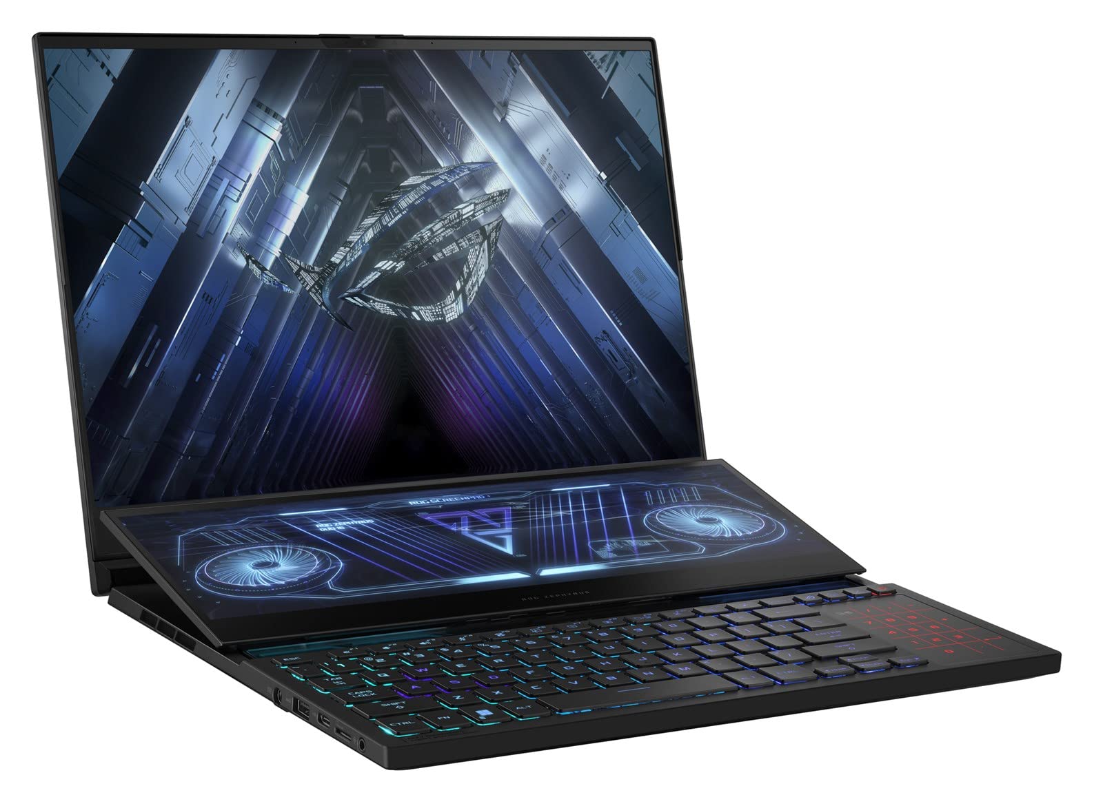 EXCaliberPC 2022 ASUS ROG Zephyrus Duo 16 GX650RW-XS96 Pro Extreme (AMD Ryzen 9 6900HX, 32GB RAM, 1TB NVMe SSD, RTX 3070Ti 8GB, 16" QHD+ 165Hz, Windows 11 Pro) Gaming Laptop