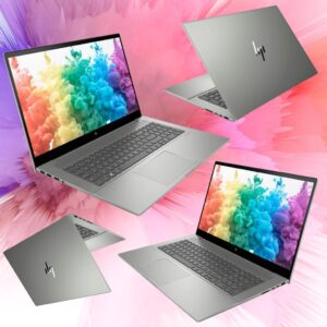 HP 2023 Newest Envy Laptop, 17.3" FHD Touchscreen, Intel Core i7-1355U, NVIDIA RTX 3050, 32GB RAM, 2TB SSD, HDMI, Webcam, Backlit KB, SD Card Reader, Wi-Fi 6, Windows 11 Home, Grey