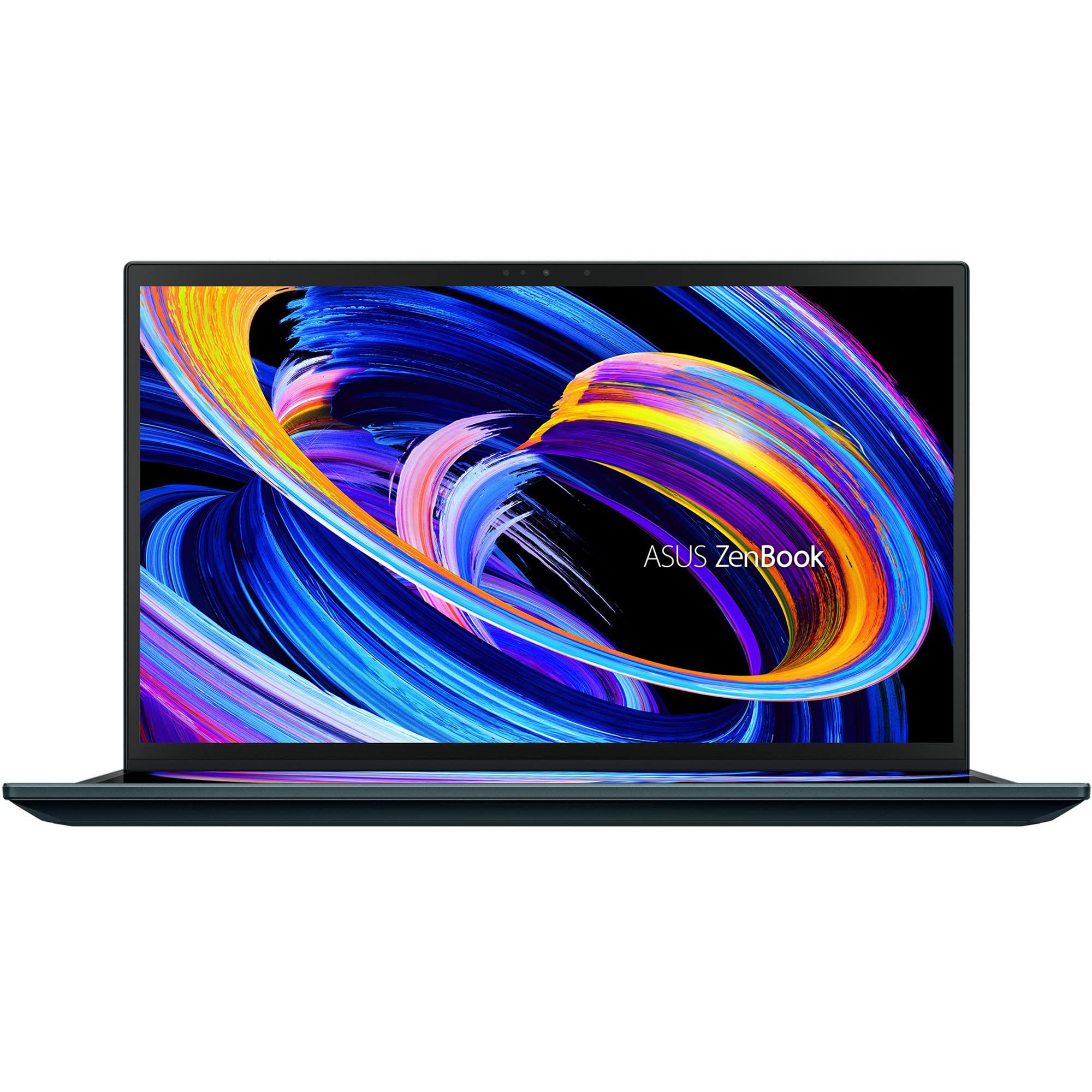 ASUS ZenBook Pro Duo Laptop 15.6" 4K UHD OLED Touchscreen (Intel i7-12700H 14-Core, 16GB LPDDR5, 4TB PCIe SSD, GeForce RTX 3060 6GB, ScreenPad Plus, Stylus, Backlit KYB, Win 11 Pro) w/Dockztorm Dock