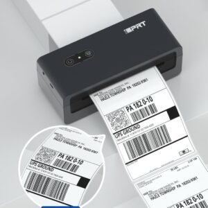 iDPRT Bluetooth Thermal Label Printer for Phone via APP, 4X6 Shipping Label Printer for Small Business and Shipping Package, Support USB for Windows, Mac, Used for Amazon, Shopify, Ebay, UPS, USPS