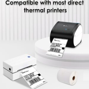 iEager Thermal Label, 4" x 6" White Direct Thermal Shipping Labels, 220 Labels/Roll