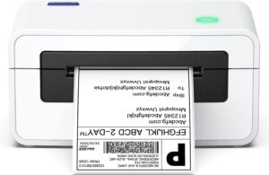 polono shipping label printer, white