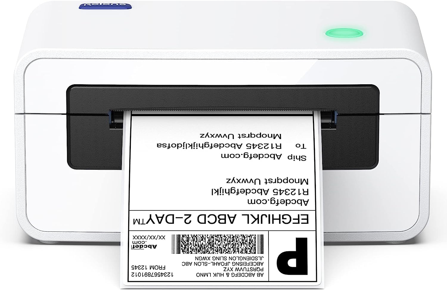 POLONO Shipping Label Printer, White