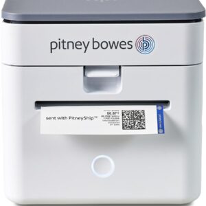 Pitney Bowes Shipping Label Printer with Built-in Scale, all-in-one shipping solution from, on shipping with PitneyShip™ Cube and software application