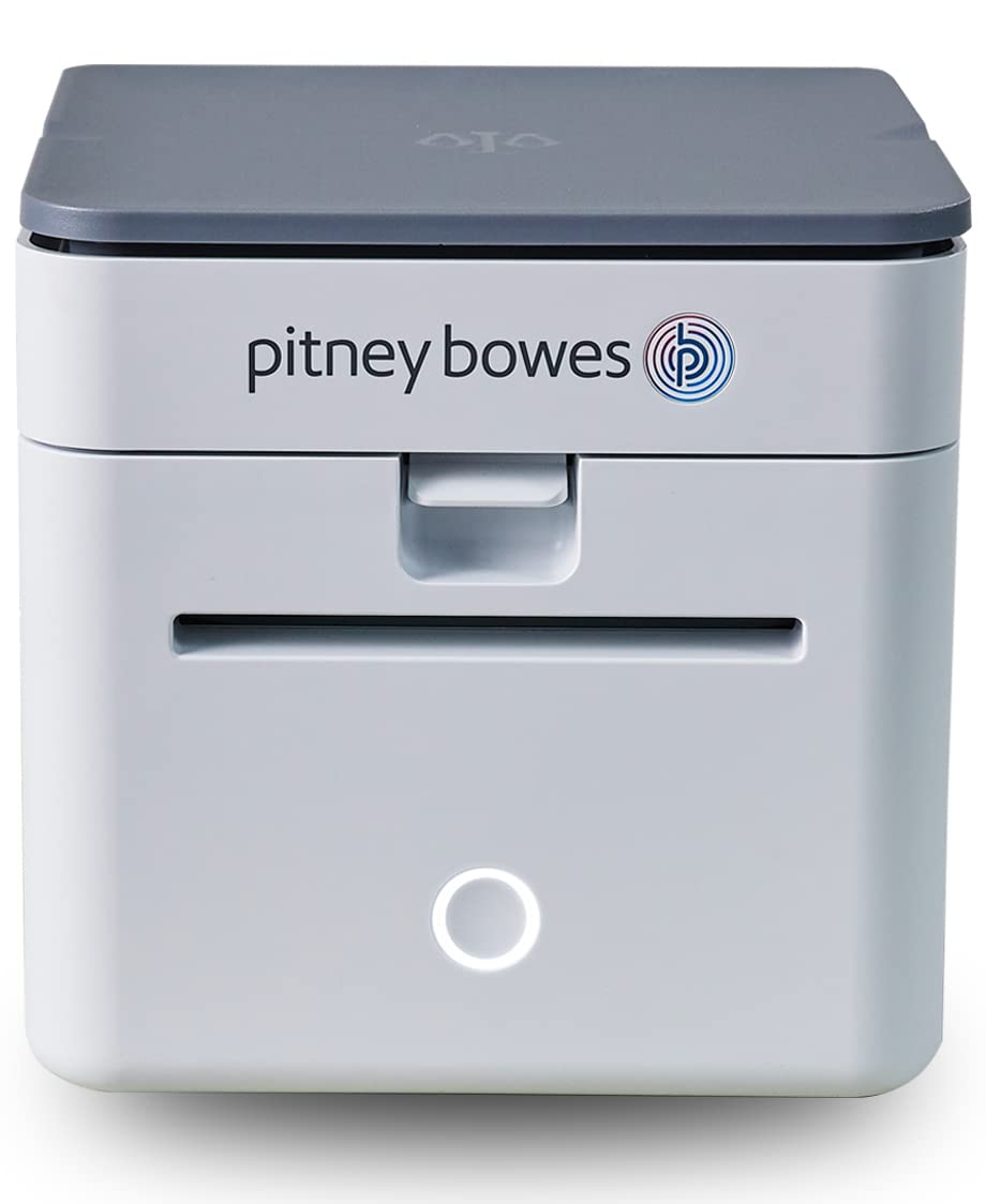 Pitney Bowes Shipping Label Printer with Built-in Scale, all-in-one shipping solution from, on shipping with PitneyShip™ Cube and software application