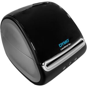 DYMO LabelWriter 5XL Direct Thermal Label Printer with USB and Ethernet Connectivity, Black - Monochrome, 62 Labels Per Minute, 300 dpi, 4 x 6 - Includes 1 Rolls of 500 Labels