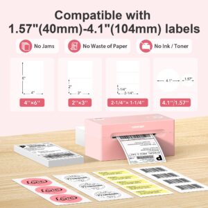 SWIFINT Thermal Shipping Label Printer with 4"x6" Direct Thermal Shipping Labels,500 pcs, Compatibel with Android, iPhone and Windows, Widely Used for Amazon, Ebay, Shopify