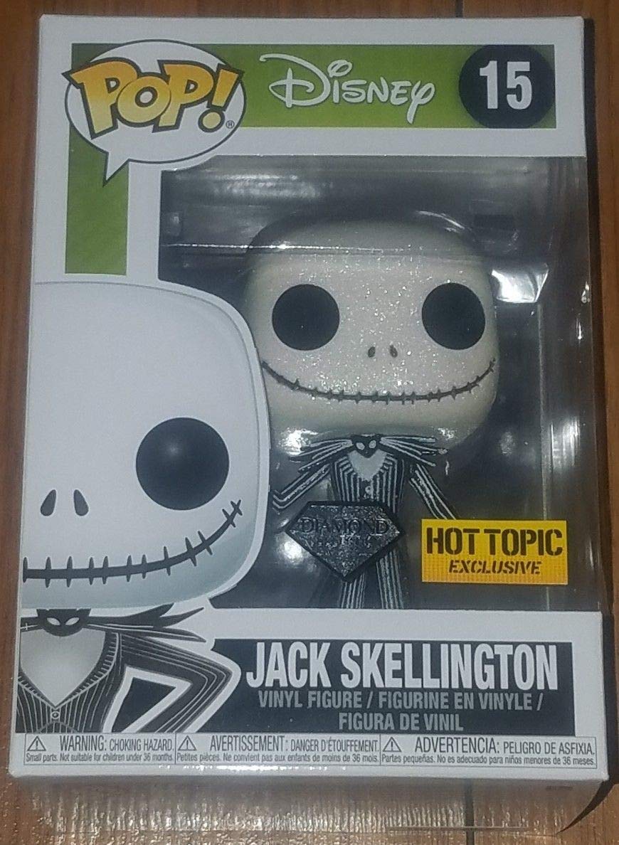 Funko Pop! Disney: Nightmare Before Christmas - Jack Skellington (Diamond) Figure (Hot Topic Exclusive)