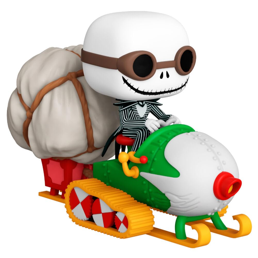 Funko POP Ride Super Deluxe: Nightmare Before Christmas - Jack and Snowmobile, Multicolor (49146)