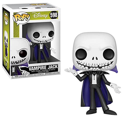 Funko Disney: The Nightmare Before Christmas - Vampire Jack Skellington Pop! Vinyl Figure (Bundled with Compatible Pop Box Protector Case)