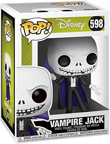 Funko Disney: The Nightmare Before Christmas - Vampire Jack Skellington Pop! Vinyl Figure (Bundled with Compatible Pop Box Protector Case)