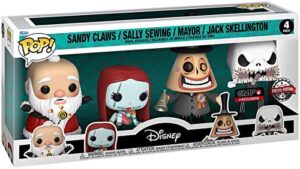 funko pop! disney: the nightmare before christmas - sandy claws - 4pk - collectible vinyl figure - gift idea - official merchandise - toys for children and adults - movies fans