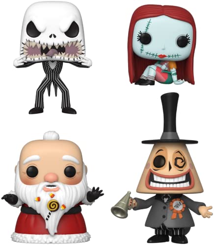 Funko Pop! Disney: The Nightmare Before Christmas - Sandy Claws - 4PK - Collectible Vinyl Figure - Gift Idea - Official Merchandise - Toys for Children and Adults - Movies Fans