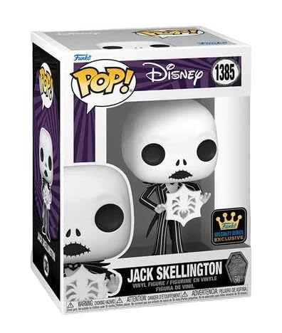 Funko Pop! Disney: The Nightmare Before Christmas 30th Anniversary - Jack Skellington with Snowflake Specialty Series Bundled with a Byron's Attic Protector