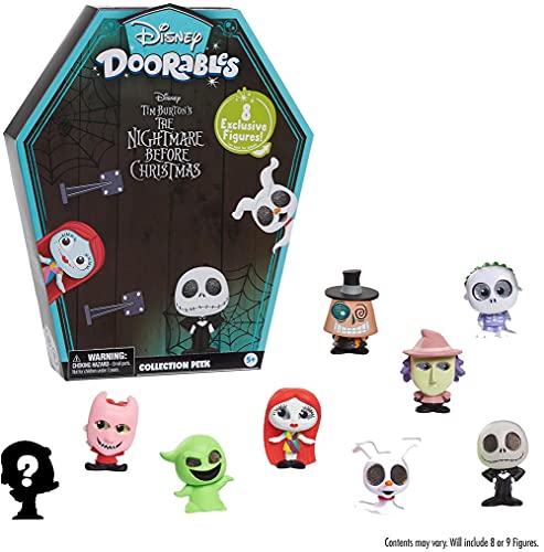 Disney Doorables Tim Burton’s The Nightmare Before Christmas Collection Peek, 8 Exclusive Mini Figures, Officially Licensed Kids Toys for Ages 5 Up