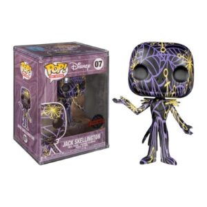 Funko Pop! Art Series: Disney NBC Jack Skellington Exclusive Vinyl Figure #07 with Hard Stack Protector