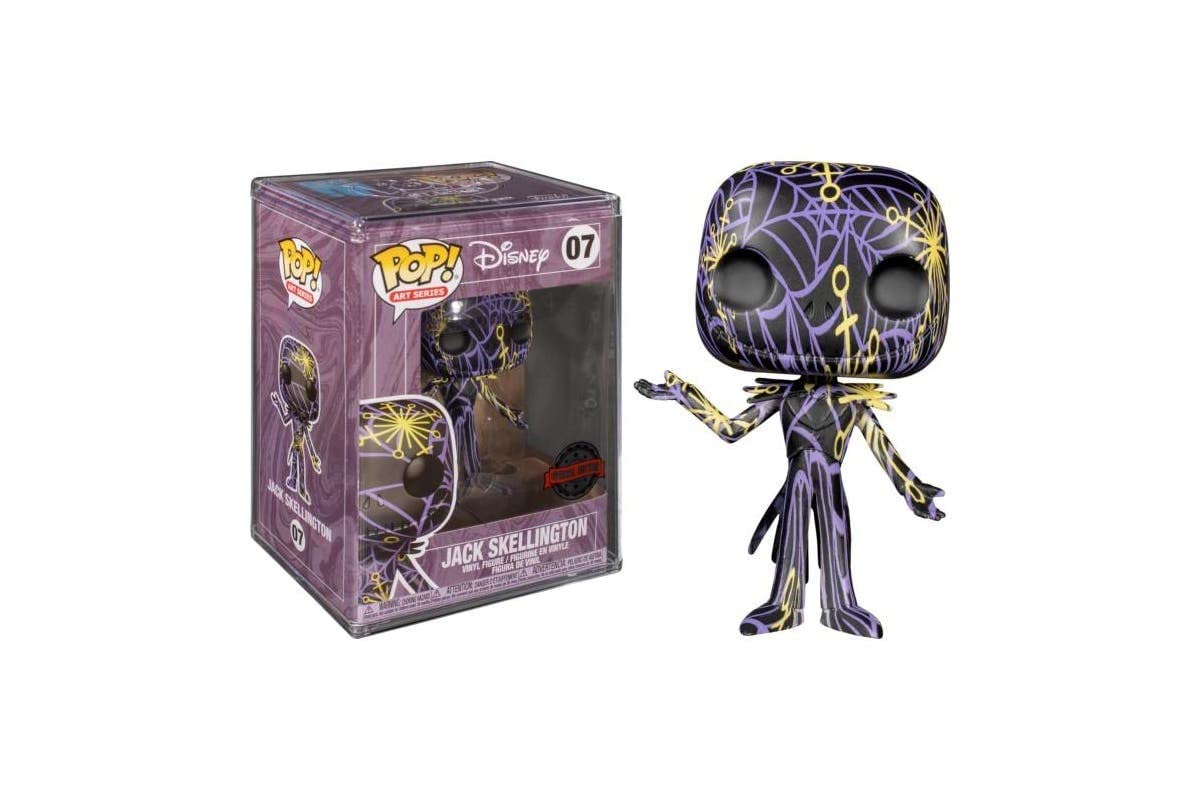 Funko Pop! Art Series: Disney NBC Jack Skellington Exclusive Vinyl Figure #07 with Hard Stack Protector