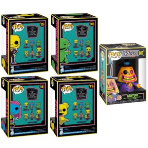 Funko POP! Disney: The Night Before Christmas Blacklight- Jack Mayor Oogie Zero and Sally