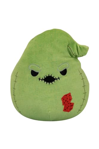 Squishmallows 8-Inch Oogie Boogie, Green - Official Jazwares Plush - Nightmare Before Christmas - Collectible Soft & Squishy Stuffed Animal Toy - Gift for Kids, Girls, Boys