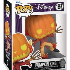 POP Disney: The Nightmare Before Christmas 30th Anniversary - Pumpkin King Funko Vinyl Figure (Bundled with Compatible Box Protector Case) Multicolored 3.75 inches