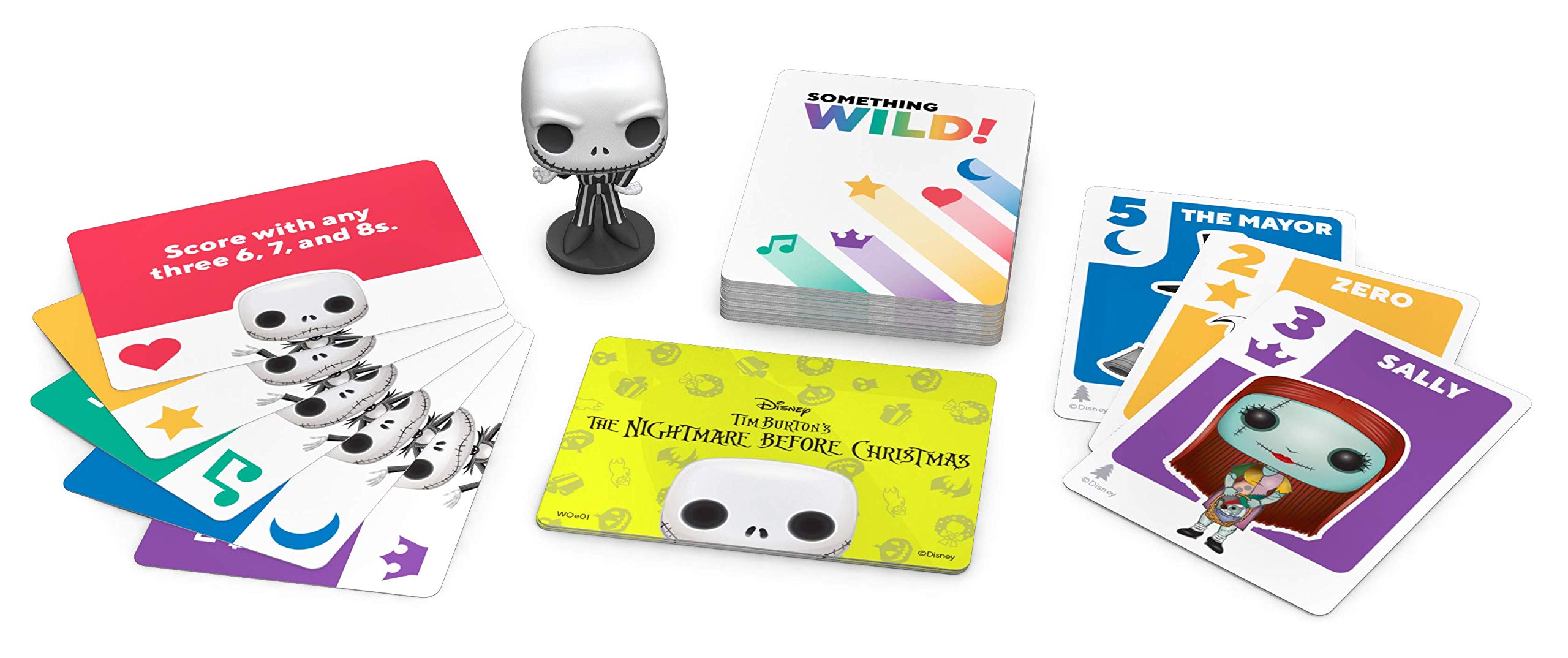 Funko Something Wild! Disney The Nightmare Before Christmas with Jack Skellington Pocket Pop! Card Game for 2-4 Players Ages 6 and Up