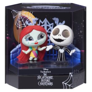 DOORABLES Disney Grand Entrance 3-inch Collectible Figures Jack Skellington and Sally, Kids Toys for Ages 5 Up, Amazon Exclusive by Just Play