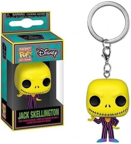 All Hail Jack Nightmare Before Christmas Figure Bundled with Bitty Pop! + Blind Box Mini + Skellington Blacklight NBX Master of Fright Hanger + Sally & Zero + Beetlejuice 5 Items