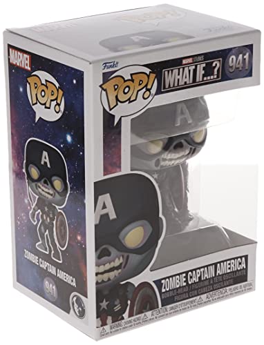 Funko Pop! Marvel: What If? - Zombie Captain America Vinyl Bobblehead