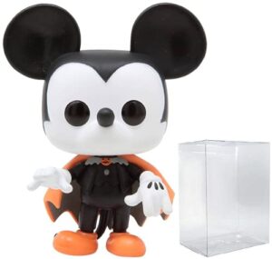 pop disney: halloween - spooky mickey mouse funko pop! vinyl figure (bundled with compatible pop box protector case) multicolor 3.75 inches
