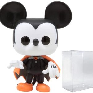 POP Disney: Halloween - Spooky Mickey Mouse Funko Pop! Vinyl Figure (Bundled with Compatible Pop Box Protector Case) Multicolor 3.75 inches