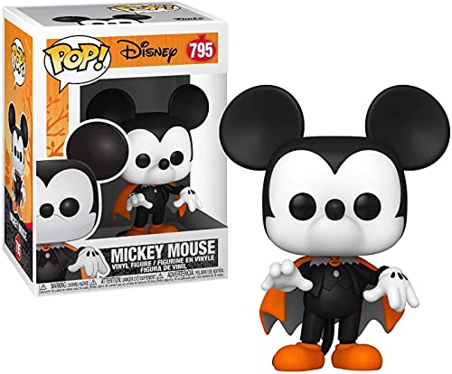 POP Disney: Halloween - Spooky Mickey Mouse Funko Pop! Vinyl Figure (Bundled with Compatible Pop Box Protector Case) Multicolor 3.75 inches