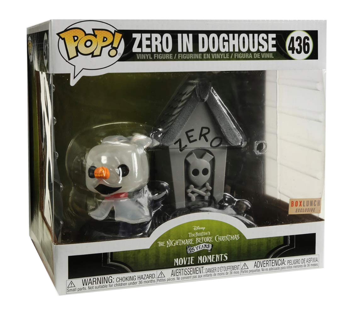 Funko POP! Movie Moments: Disney The Nightmare Before Christmas - Zero in Doghouse #436 - BoxLunch Exclusive!