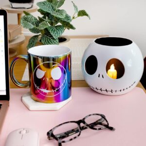 Disney The Nightmare Before Christmas Jack Skellington LED Flickering Flameless Candle With Automatic Timer | Officially Licensed Collectible