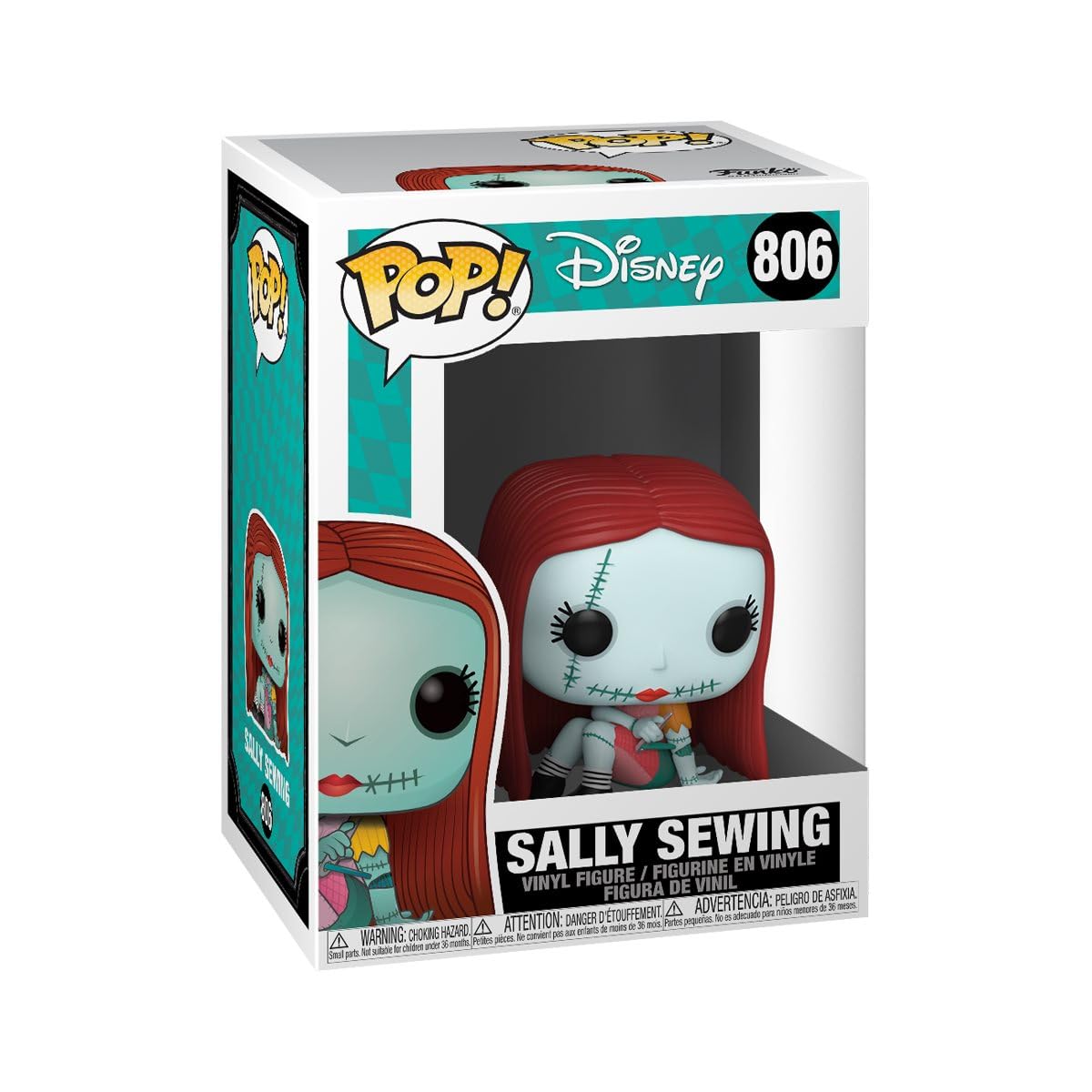 Funko Disney: The Nightmare Before Christmas - Sally Sewing Pop! Vinyl Figure (Bundled with Compatible Pop Box Protector Case)