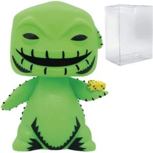 POP Disney: The Nightmare Before Christmas - Oogie Boogie (Blacklight) Funko Vinyl Figure (Bundled with Compatible Box Protector Case) Multicolored 3.75 inches
