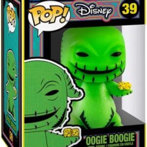 POP Disney: The Nightmare Before Christmas - Oogie Boogie (Blacklight) Funko Vinyl Figure (Bundled with Compatible Box Protector Case) Multicolored 3.75 inches