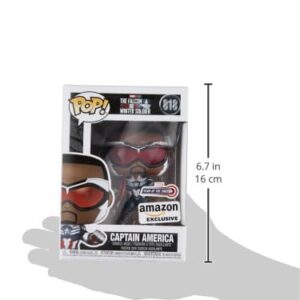 Funko Pop! Marvel: Year of The Shield - Captain America (Sam Wilson) with Shield, Amazon Exclusive