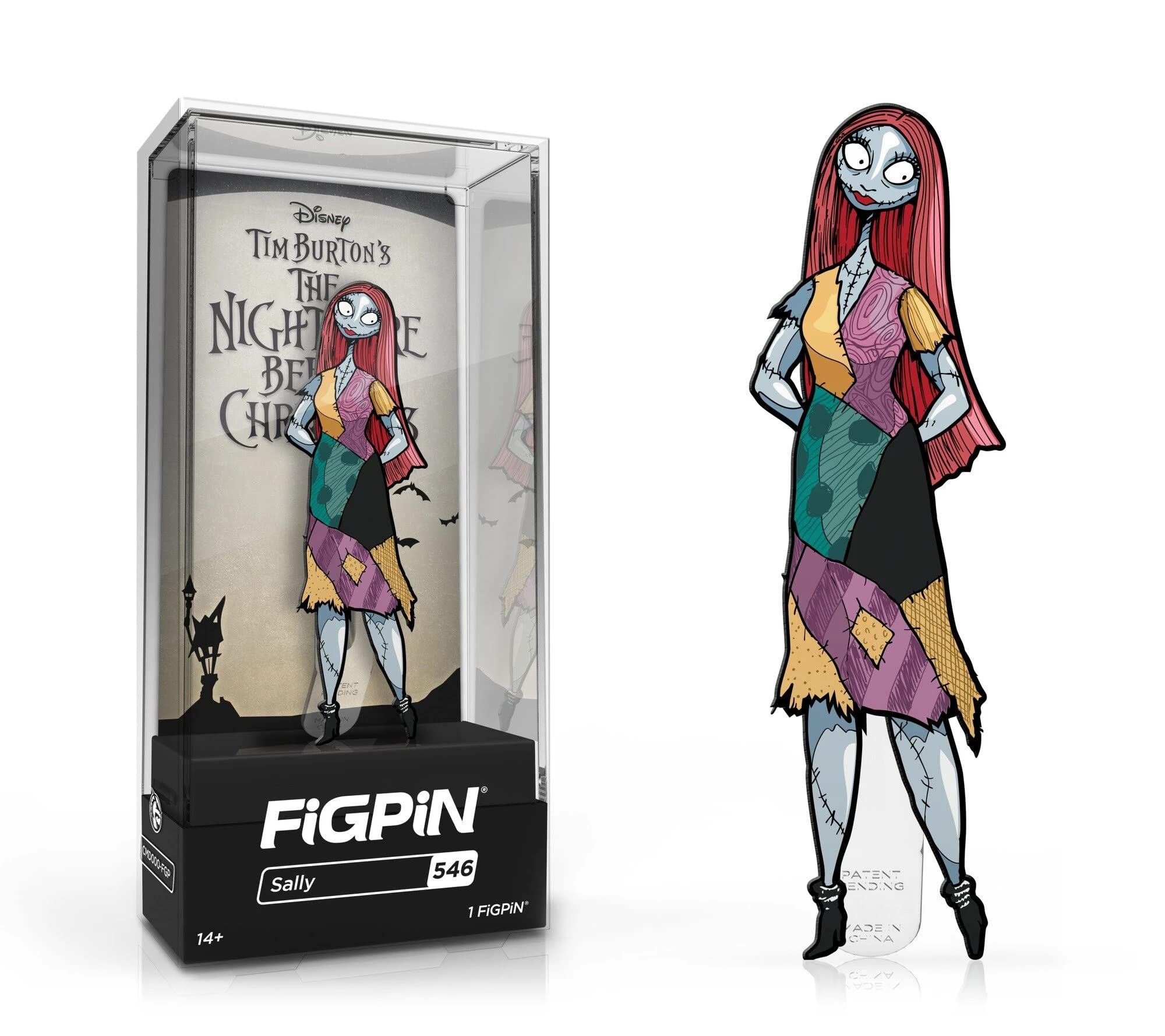 FiGPiN The Nightmare Before Christmas Sally #546, Enamel Pin, Collectible Pin