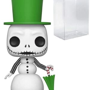 POP Disney: The Nightmare Before Christmas - Snowman Jack Funko Vinyl Figure (Bundled with Compatible Box Protector Case)