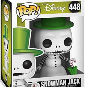 POP Disney: The Nightmare Before Christmas - Snowman Jack Funko Vinyl Figure (Bundled with Compatible Box Protector Case)