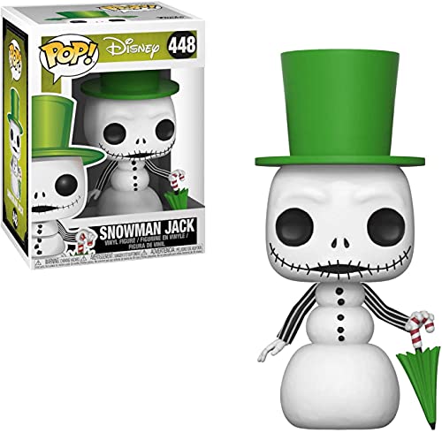 POP Disney: The Nightmare Before Christmas - Snowman Jack Funko Vinyl Figure (Bundled with Compatible Box Protector Case)