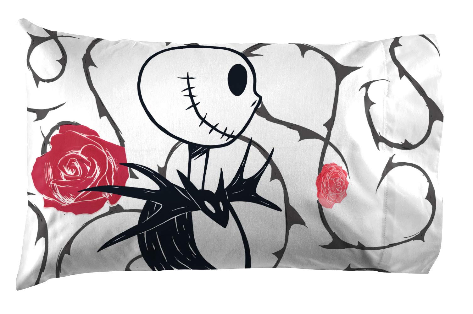Jay Franco Disney Nightmare Before Christmas Moonlight 5 Piece Twin Bed Set - Includes Reversible Comforter & Sheet Set - Features Jack Skellington and Sally - Super Soft Microfiber