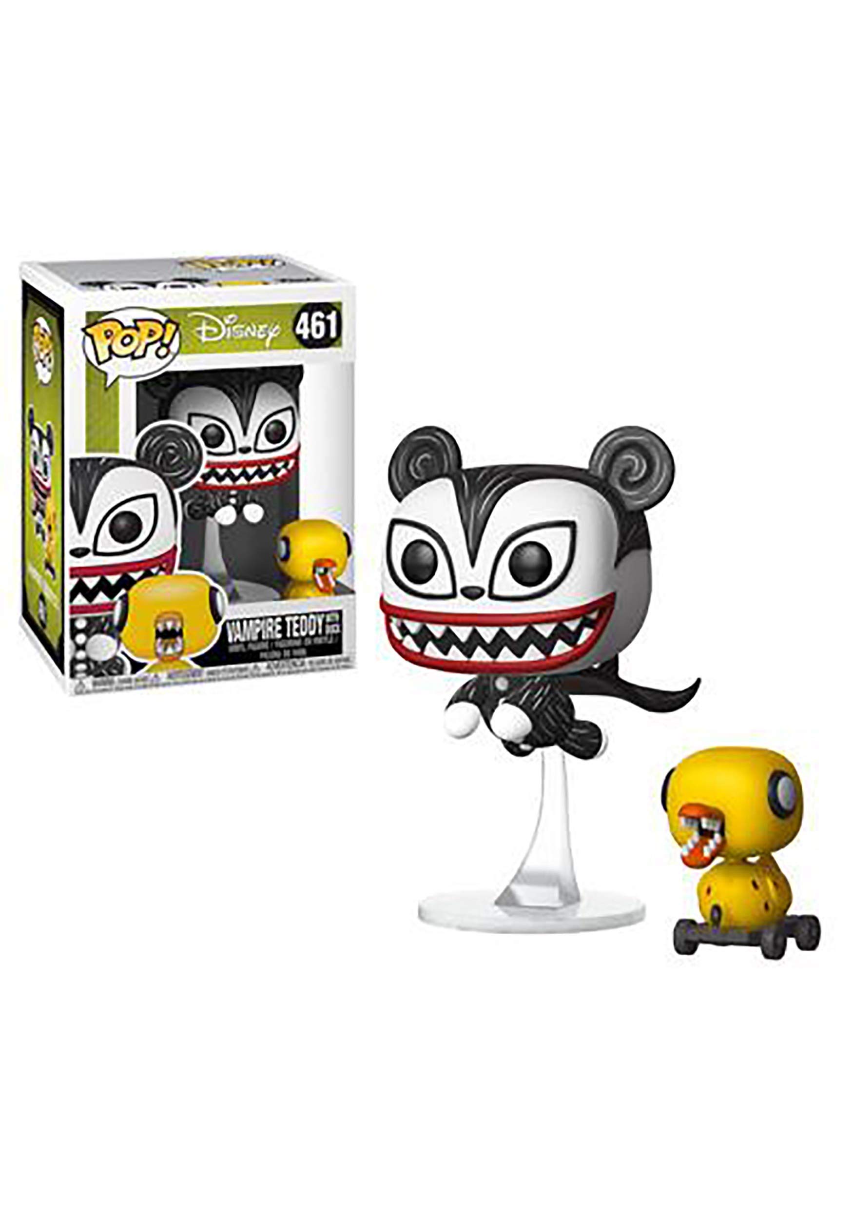 Funko 34429 Pop! Disney: Nightmare Before Christmas - Vampire Teddy with Undead Duck, Multicolor