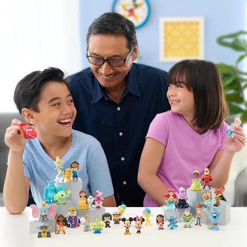 Disney100 Years of Enchantment Celebration Collection Limited Edition 7-piece Figure Pack, Kids Toys for Ages 3 Up by Just Play