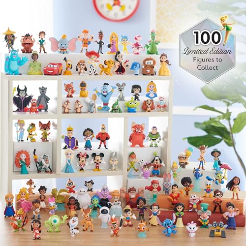 Disney100 Years of Enchantment Celebration Collection Limited Edition 7-piece Figure Pack, Kids Toys for Ages 3 Up by Just Play