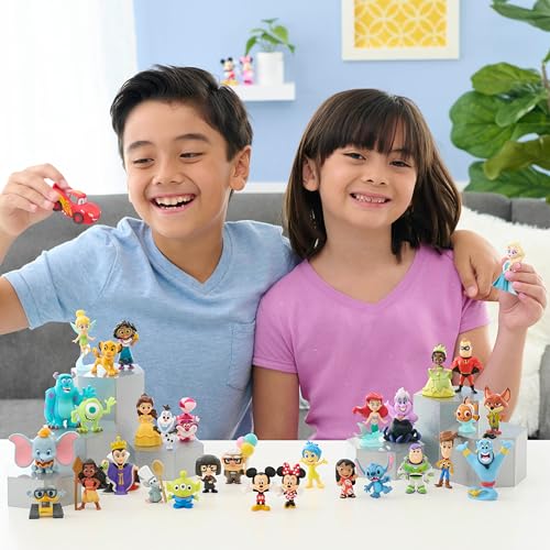 Disney100 Years of Enchantment Celebration Collection Limited Edition 7-piece Figure Pack, Kids Toys for Ages 3 Up by Just Play