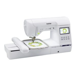 Brother SE1900 Sewing and Embroidery Machine, 138 Designs, 240 Built-in Stitches, Computerized, 5" x 7" Hoop Area, 3.2" LCD Touchscreen Display, 8 Included Feet