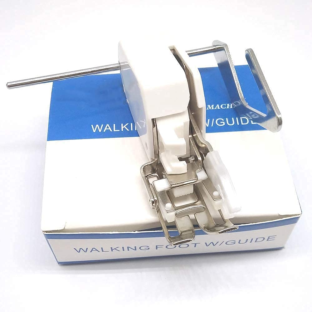 Bequilter Even Feed Walking Foot Presser Foot #SA140 with Quilt Guide for Brother Sewing Machine