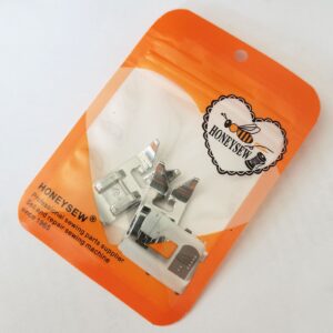 HONEYSEW 2pcs Snap On Shank Low Shank Adapter Presser Foot Holder for Brother Singer Janome Toyota Kenmore Low Shank Sewing Machines