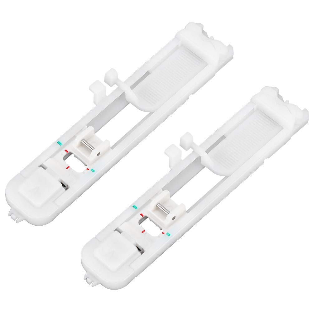 2Pcs Buttonhole Foot Automatic Sliding Buttonhole Foot Presser Foot Domestic for Brother Sewing Machine Parts Multi-Function Home Stitch